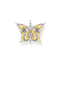 Thomas Sabo - STERLING SILVER Anhänger Schmetterling mit Mond und Sterne gold - gelbgoldfarben