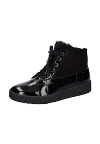 waldläufer® - Leder Sneaker - Schwarz