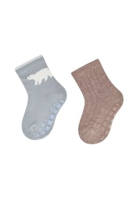 Sterntaler® - Stoppersocken, 2er-Pack, für Babys und Kleinkinder - 318 GRAUBLAU
