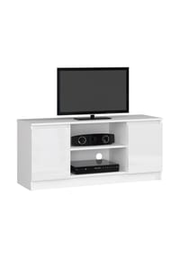 Akord - TV-Lowboard K120 mit 2 Türen und 6 Einlegeböden - artisan-eiche