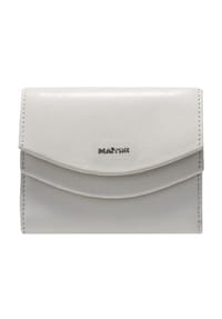 Maître - LEISEL Brieftasche "Deda", RFID-Schutz, Druckknopfverschluss, Damen - 101 OFFWHITE