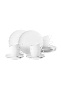 Seltmann Weiden Kaffeeservice, 18-teilig - TERRA - WEISS