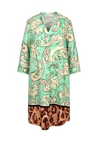 BICALLA - Dress Conny Pann. - grün/braun