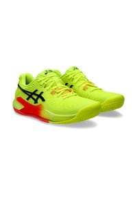 asics - Tennisschuh GEL-RESOLUTION 9 CLAY PARIS - safety yellow/black