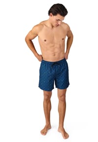 BRUNOTTI - Badeshorts "Cester-Mini", Gummibund, Tunnelzug, für Herren - 1220 MINI PALM AQU