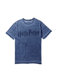 RE:COVERED - T-Shirt Harry Potter Classic Logo Blue mit angesagtem Harry Potter-Print - blue