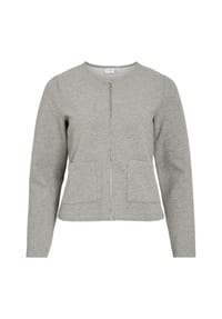 VILA - Sweatshirt - Light Grey Melange