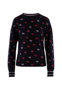 P.J.Salvage® - Pyjamaoberteil BE MINE - schwarz