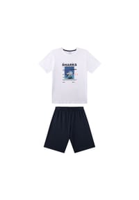 Sanetta - Schlafanzug, kurz, für Kinder - 10 WHITE