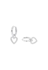 TOM TAILOR WOMEN - Damen Creolen, 925er Silber - SILBER