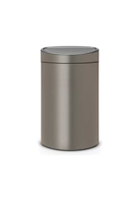 brabantia - Abfallbehälter Touch Bin Recycle, Platinum, 10 / 23 L - Platinum