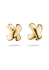 Thomas Sabo - Ohrringe in Kreuzform - gelbgoldfarben
