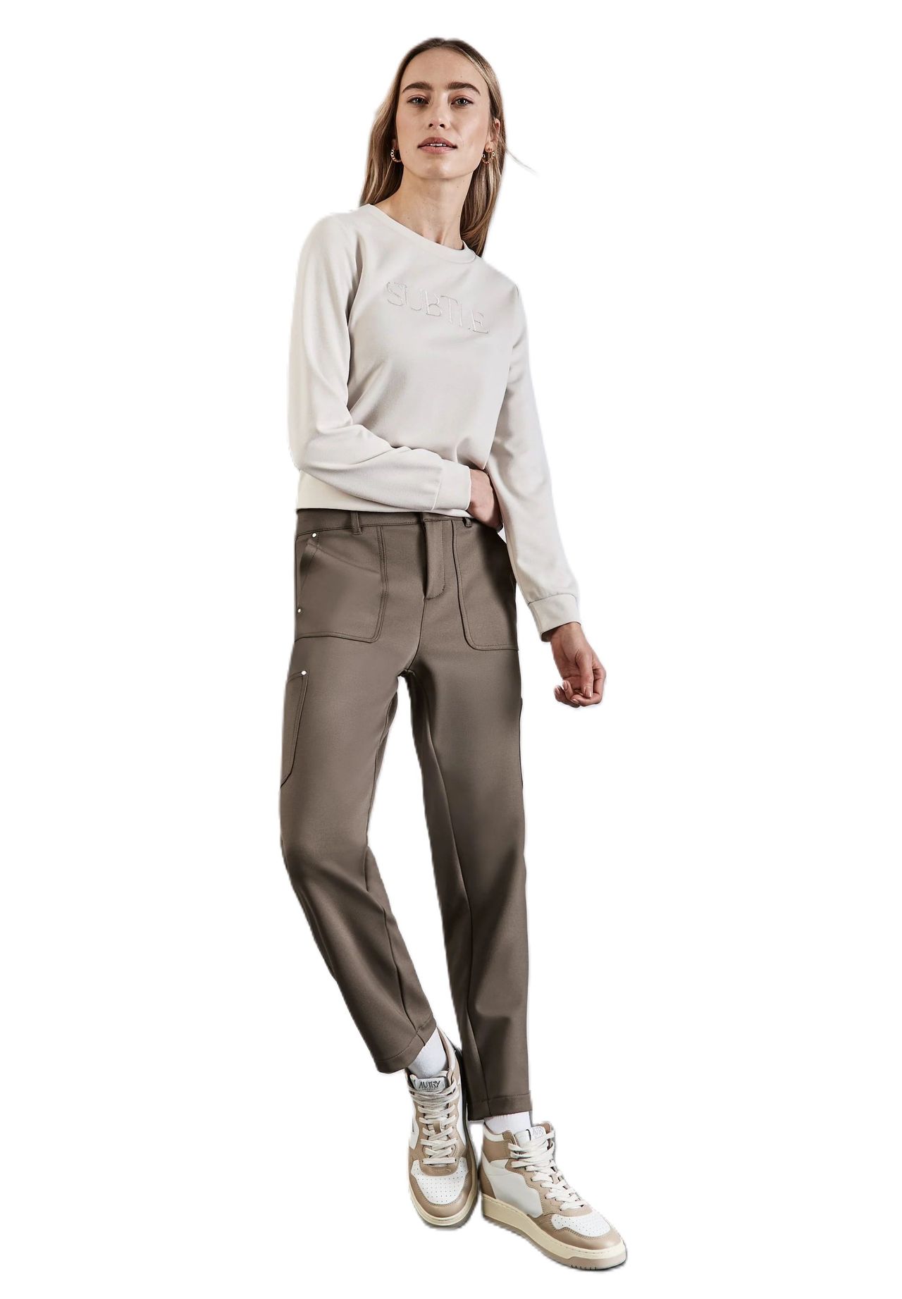 Street One Cargohose, Beintaschen, FüR Damen, Braun, 42/28