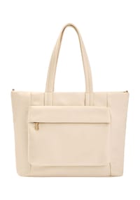L.CREDI RIVA - Shopper, Kunstleder, für Damen - LIGHT GRAY