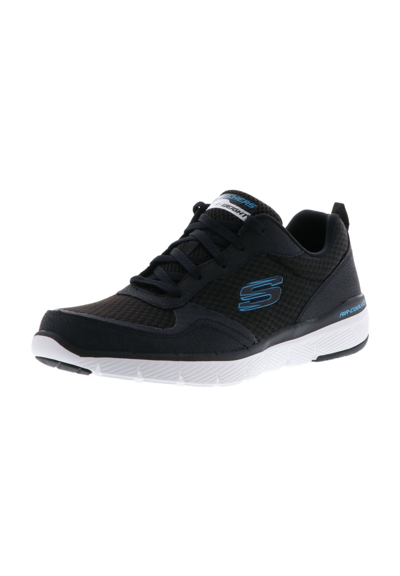 Skechers air cooled on sale memory foam herren schwarz