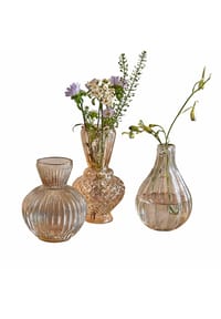 LOBERON Vase 3er Set Faunelle rosé - Pflanzgefäße - rosé