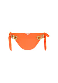 MODA MINX - Bikini Hose Boujee mit seitlicher Bindung und funkelndem Steinbesatz - Azure