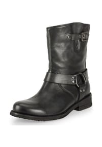 Felmini - Leder Stiefelette - Schwarz
