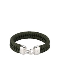 KUZZOÍ - Armband Silber Herren 925 Sterling Silber - Braun