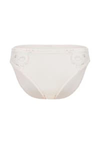 CONTURELLE felina - Provence Midislip, floral, Stickerei, für Damen - 03 WEISS