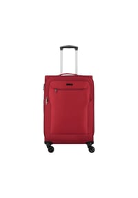 d & n® Travel Line 6864 - Travel Line 6864 4-Rollen Trolley 66 cm - blau grau petrol
