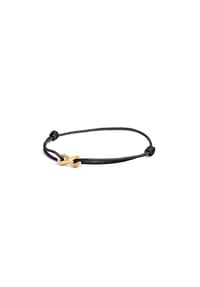 GEMINI - Armband aus Nylon und Titan - schwarz