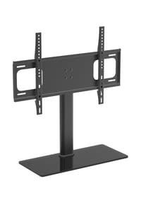 VCM. - TV Standfuß Aufsatz Erhöhung | 32-70 Zoll bis 30 kg | VESA max. 600x400 | Fernseh Ständer aus hochwertigem Stahl | Maße ca. H. 67 x B. 66 x T. 25 cm | Fernsehstand B-TTS-400 - Schwarz
