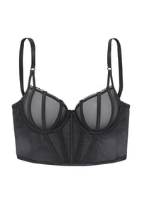 LASCANA - Corsage Capsule, Spitze, für Damen - 4215 BLACK