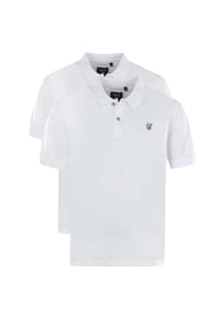 hajo - Poloshirt 2er Pack Pique - Admiralsblau