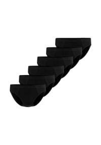 seidensticker - Mini Slip / Unterhose 6er Pack Pur - Schwarz