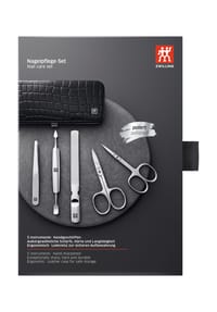 ZWILLING CLASSIC INOX - Maniküre/Pediküre-Set, 5tlg. - SCHWARZ/SILBER