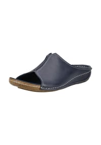 Andrea Conti® - Leder Pantoletten - Blau