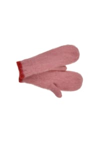 SEEBERGER - Fäustlinge, Rippbündchen, für Damen - 2921 PINK/RUBY RED