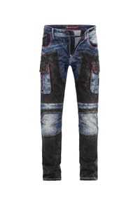 CIPO & BAXX® - Jeanshose CD891 mit stylischer Waschung - BLUE