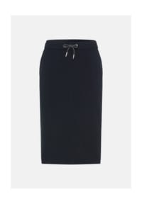 olsen - Rock mit elastischem Bund und Tunnelzug - Dark Navy