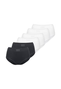 sloggi - Maxi Slip 6er Pack Double Comfort T - Schwarz