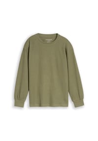 TOM TAILOR - Langarmshirt, Baumwolle, für Kinder - 10905 MOSS GREEN