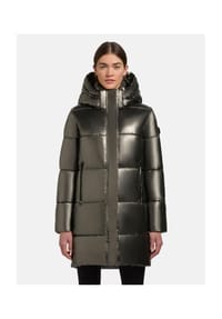 khujo™ - Steppmantel Haya Shiny-YM - Black