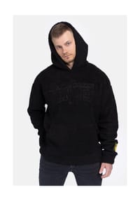 BENLEE™ - Herren Kapuzensweatshirt Oversize BONZO - Black/Black