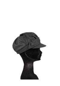 collezione alessandro® - Wollmütze Nero echte Wolle, Made in Italy - schwarz