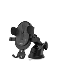 COFI - XO C60 Auto-Handyhalterung Schwarz mit Saugnapf Lüftungsgitterclip - Schwarz