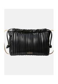 Calvin Klein - DRAWSTRING Schultertasche, Kunstleder, Reißverschluss, für Damen - UB1BLACK