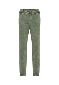 RUSTY NEAL® - Sweathose mit verwaschenem Muster - Anthrazit