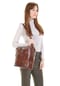 piké Rucksack-Shopper Echt Leder, Made In Italy Bild 2