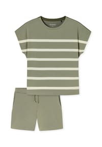 SCHIESSER - Shorty Casual Nightwear, Gummibund, für Damen - 713 JADE