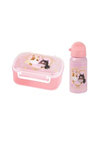 sigikid® - Kindergarten-Set Trinkflasche & Brotdose Pony Love ,  für Kinder - rosa/glitzer pony