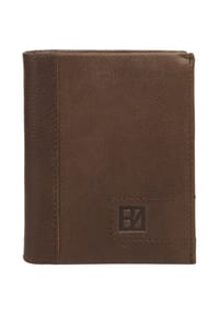 BODENSCHATZ - Geldbörse Echt Leder - braun