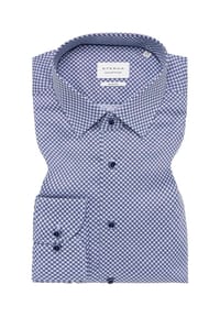 ETERNA - Hemd bedruckt SLIM FIT - blau