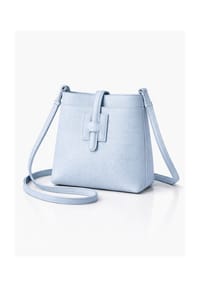 collezione alessandro® - Umhängetasche Holunder aus Rindsleder, Made in Italy - braun