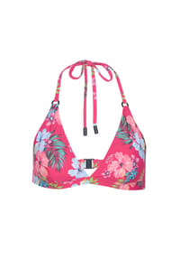JOOP! - Triangel-Bikini Jeans! Hibiscus! - mehrfarbig